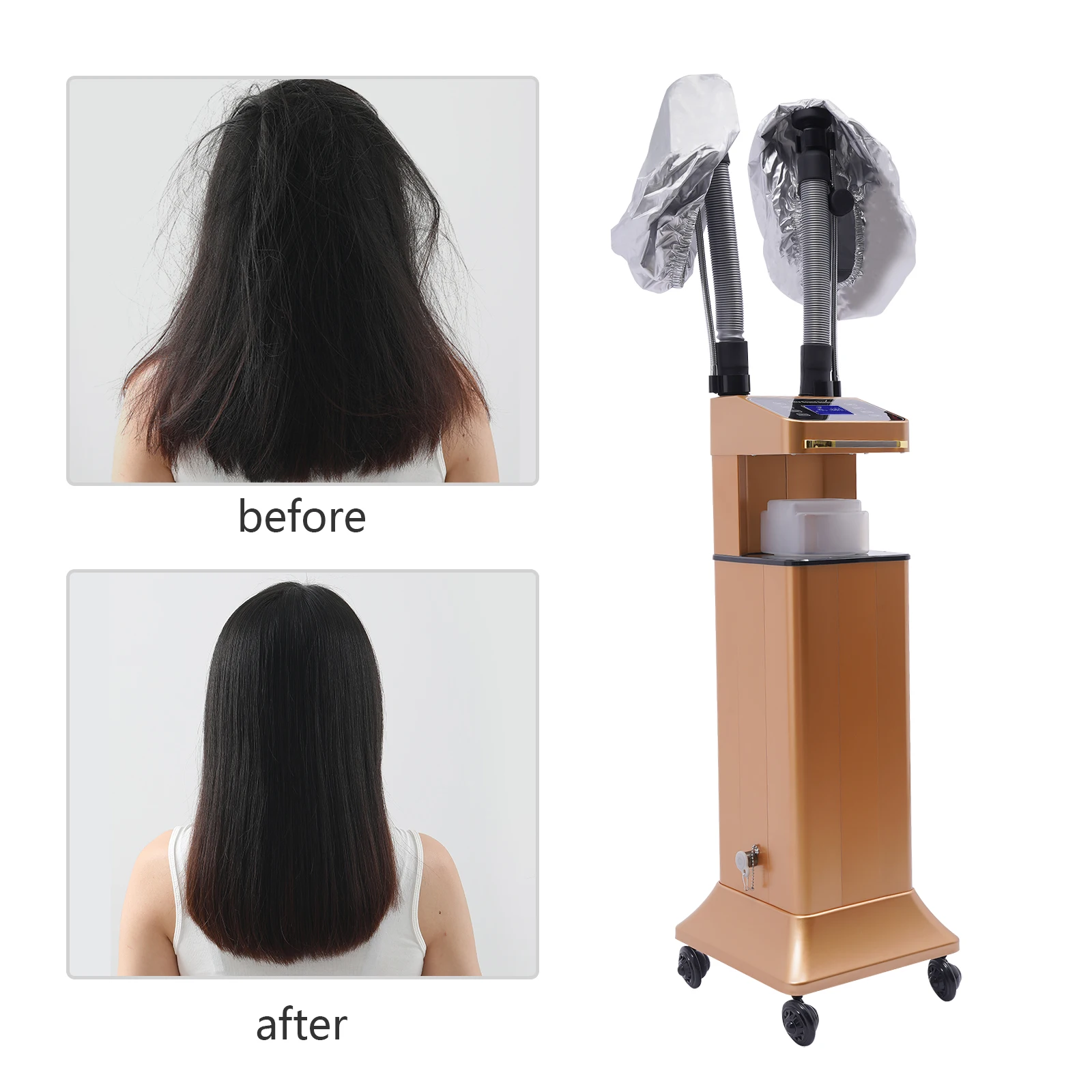 

650W Multifunctional Ozone Hair Steamer, Nano Hair Steamer Machine Portable Hair Steamer Anion Hair Dyeing Machine