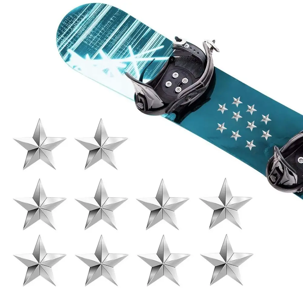 

10 шт., самоклеящаяся накладка для сноуборда из сплава, острый стиль, тяговые накладки для сноуборда, тяговые шипы для сноуборда, ручка для доски