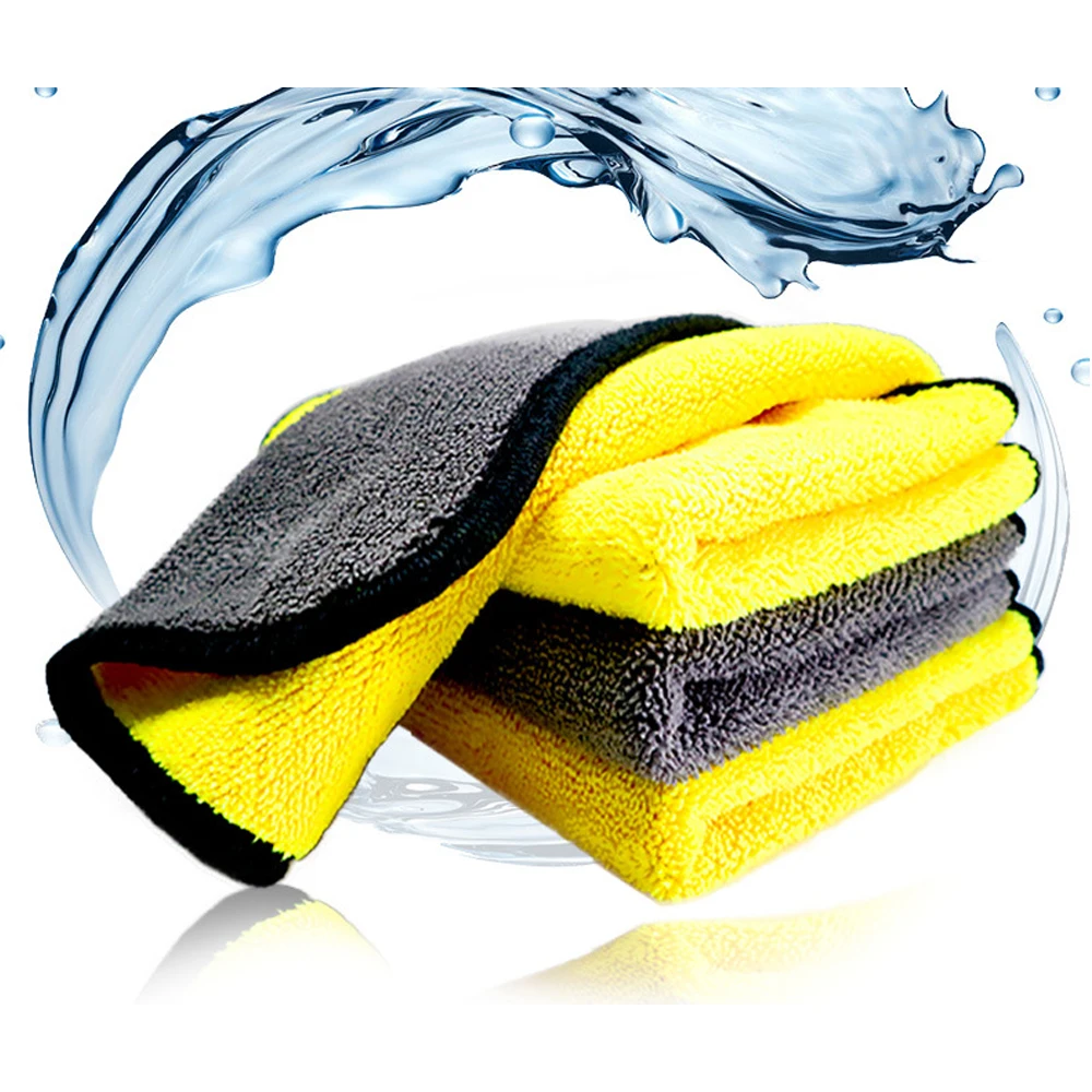 3/10/20pc Truck Car Wash Towel Thickened Absorbent Microfiber Towel Car Cleaning Dry Cloth Car Care Cloth Car Wash Rag Detailing