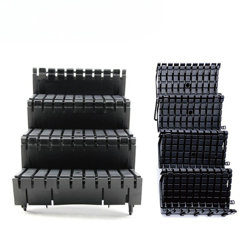 4-Layer adjustable width fruit and vegetable display stand angle adjustable bracket