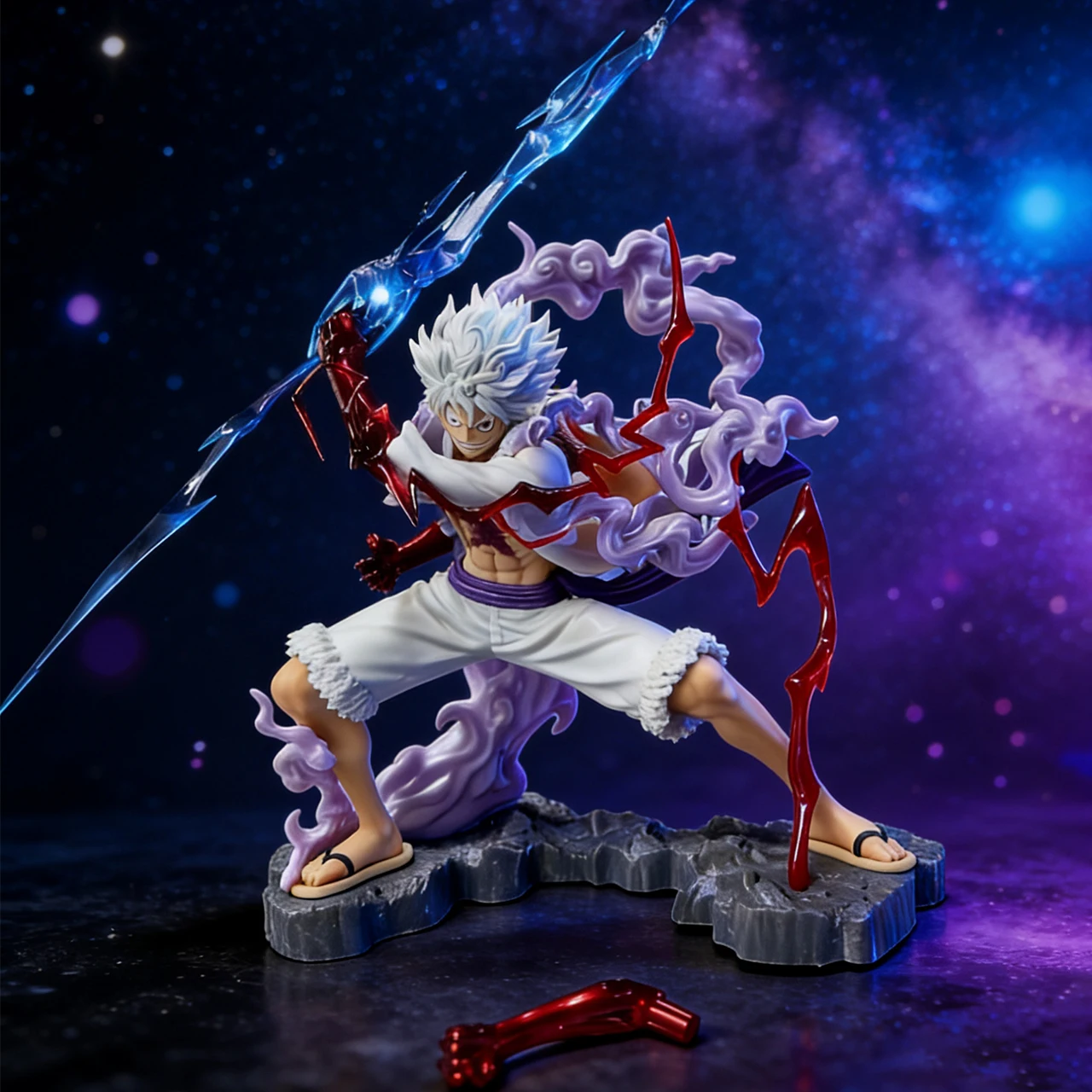 

One Piece Nica Luffy Figure Tightly Grasps The Lightning Fifth Gear Action Figurine Model Doll Model Anime Pvc Statue Toys Gift