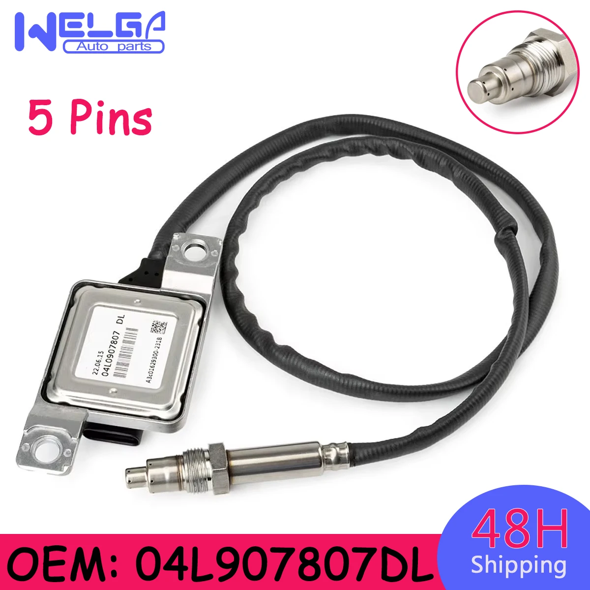 

04L907807DL New Nitrogen Nox Oxygen Sensor O2 Sensor For VW Sharan Tiguan For Audi 04L-907-807DL 04L907807DL Car Repair Part