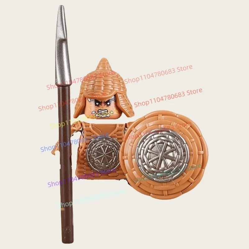 Bloques de construcción MOC, soldado líder de dibujos animados de Anime, modelo de muñeca en miniatura, accesorios de armadura, adorno, juguete de regalo coleccionable