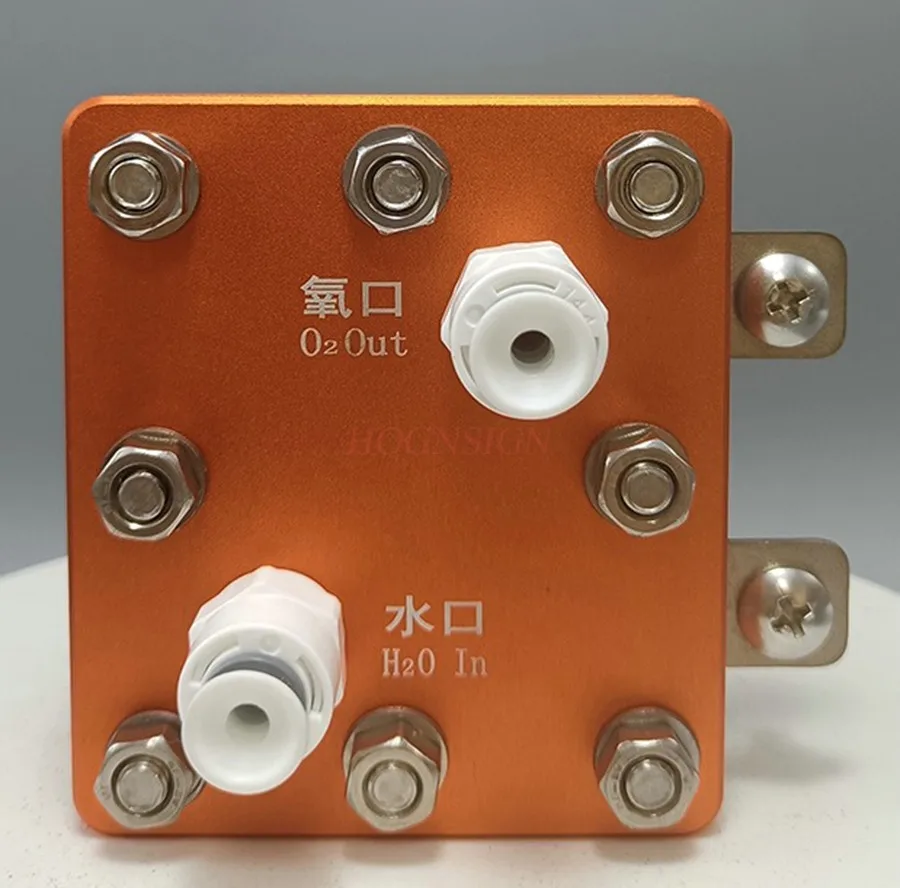 Módulo de produção de hidrogênio de água pura de célula de eletrólise PEM 120ml