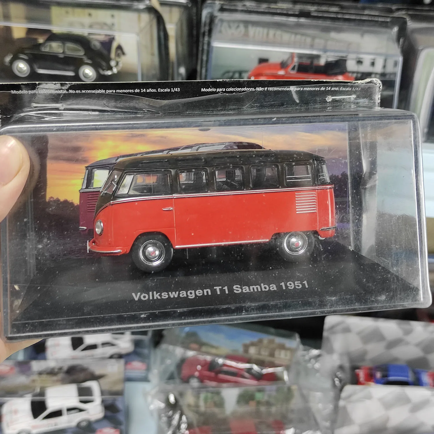 Diecast IXO 1:43 Scale VW T1 Samba 1951 Van Alloy Car Model