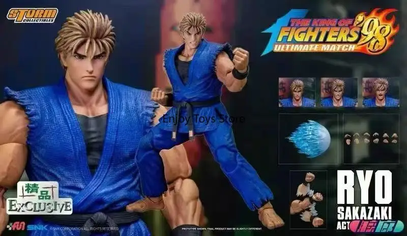 

In Stock Storm Toys Kof King of Fighters 98 Sakazaki Ryoskkf09 Different Color Limited Moving Model Doll
