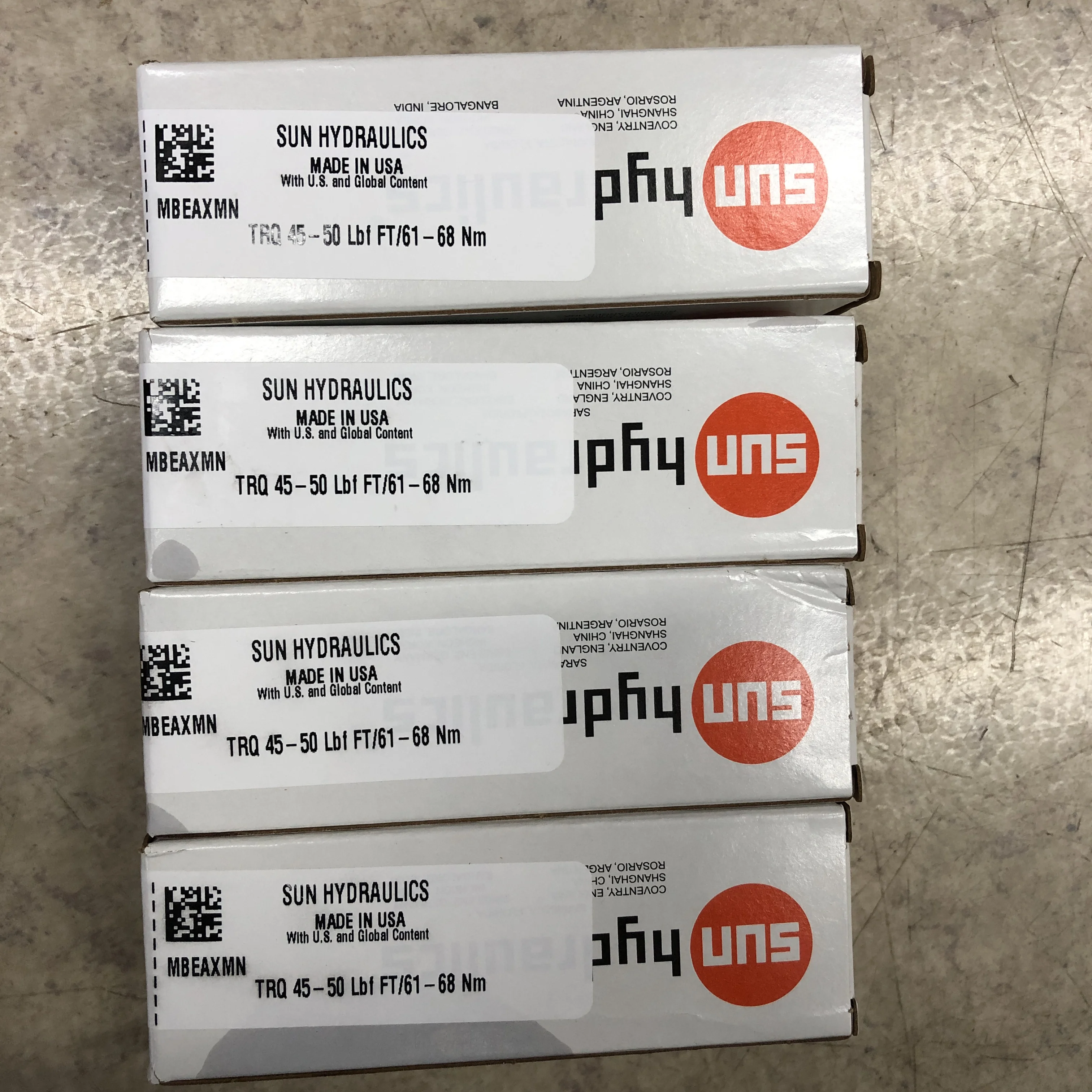 MBEAXMN MBEA-XMN MBEA XMN MBEALJN MBEA-LJN SUN HYDRAULICS origin Fixed setting, 3:1 pilot ratio load reactive load control valve