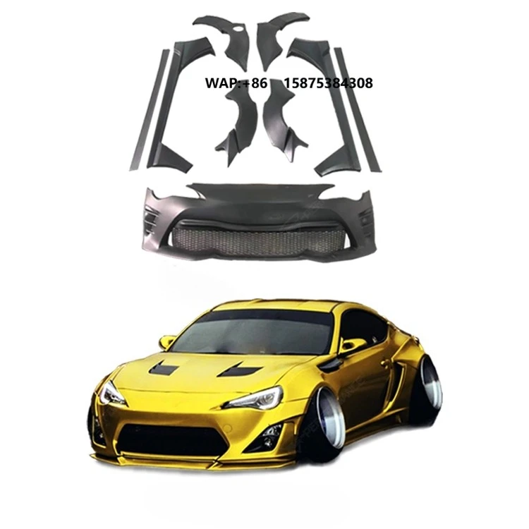 

R Style Wide Body Kit for 86 Car Bumpers Auto Parts Accessories Car Tuning