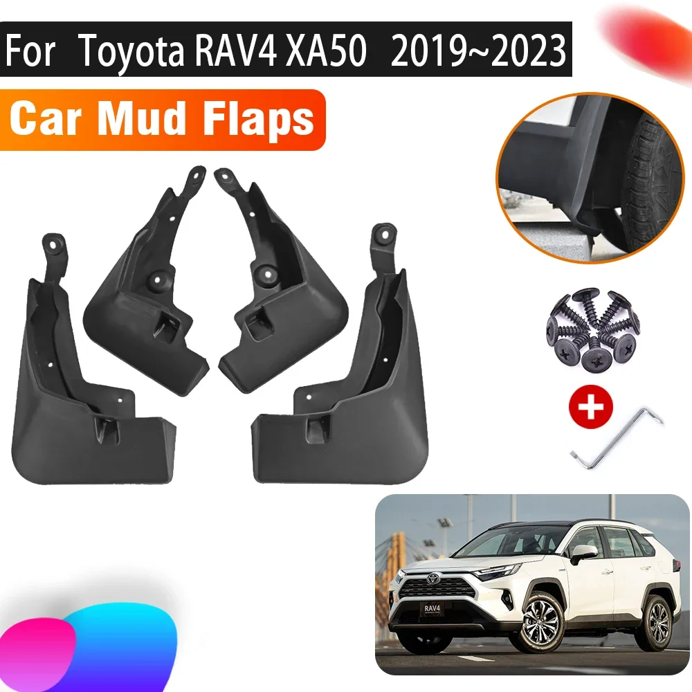 

Car Mudguards For Toyota RAV4 2019 Accessories 2020~2023 Car Anti-splash Mud Flaps Splash Guard Front Rear Fenders Accessories