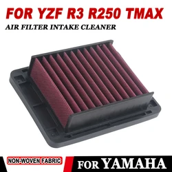 For YAMAHA YZF R3 R25 MT03 MT-03 TMAX530 XP500 XP530 TMAX T-MAX 500 530 Motorcycle Accessories Air Filter Intake Cleaner Element
