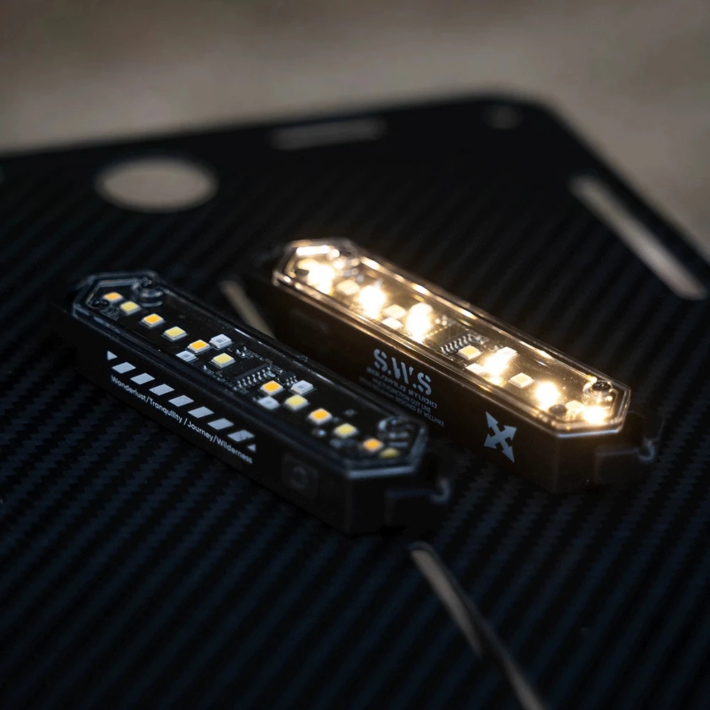 Wind Rope Buckle Light Type-C Charging IPX4 Waterproof Lamp Lightweight Camping Ambient Light Outdoor Wind Rope Warning Lights