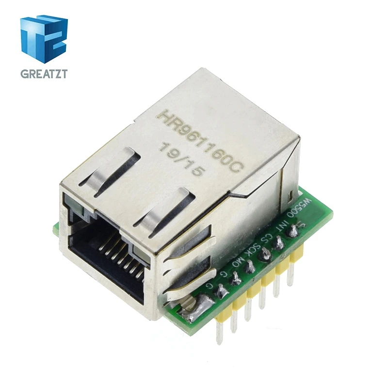 GREATZT Smart Electronics USR-ES1 W5500 Chip New SPI to LAN/ Ethernet Converter TCP/IP Mod for Arduino