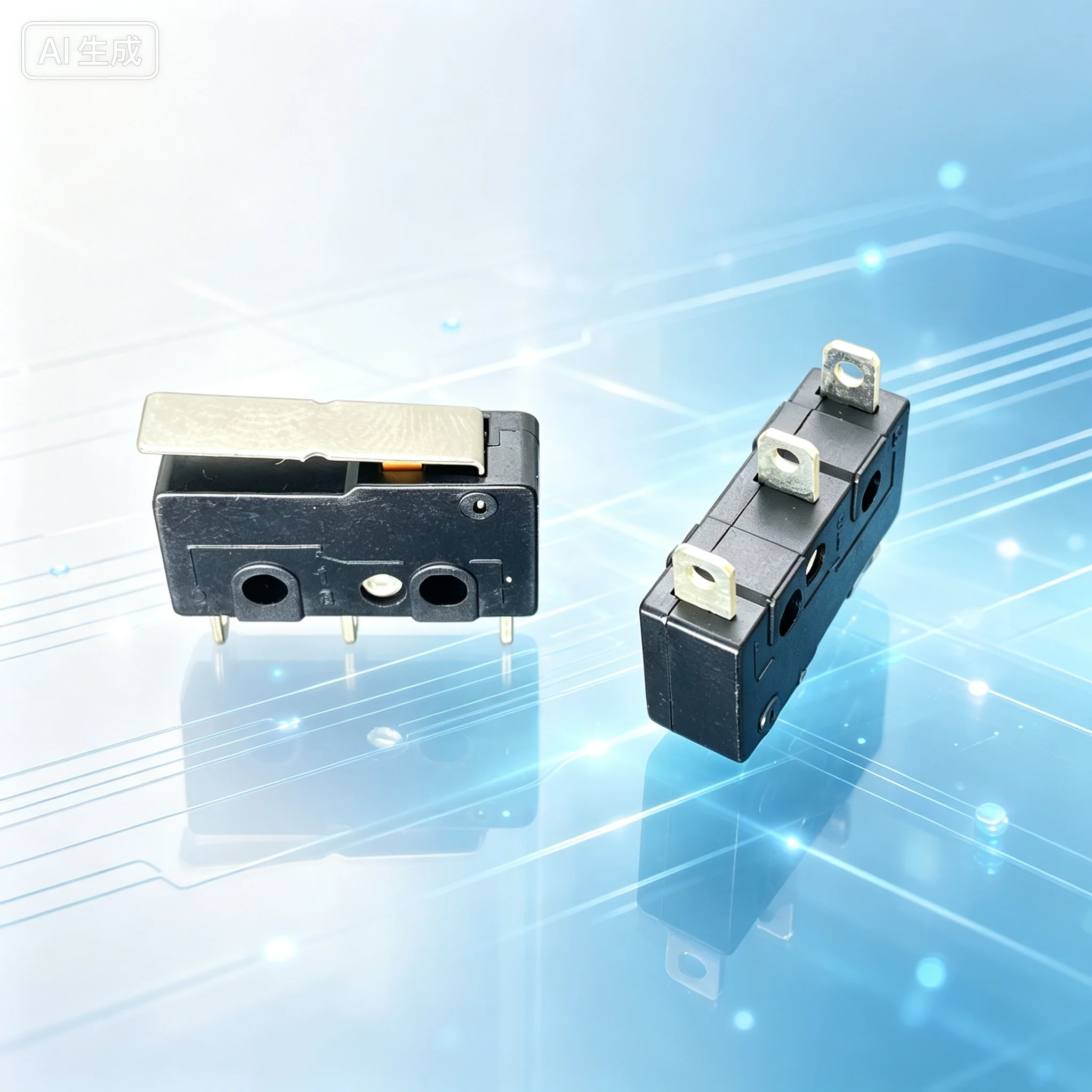 Lever for KW12-1 3 Pin 0.5A Micro Switch  100pcs