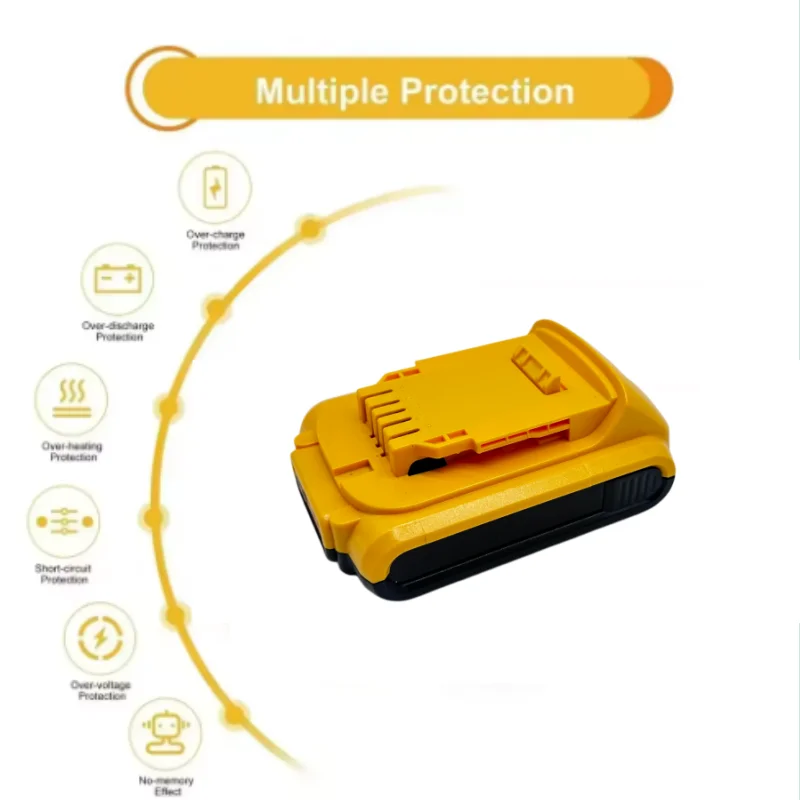 100% original 20V battery power tool DCB606, DCB205，DCB206，DCBGene,DCB200 MAX，20V 6AH,7AH  batter