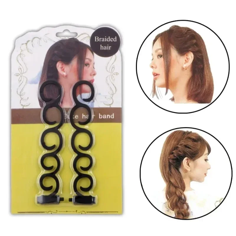 Lady French Hair Braiding Tool Magic Hair Twist Styling Clip Braider Roller Bun Maker DIY Band Accessories Hair Tools