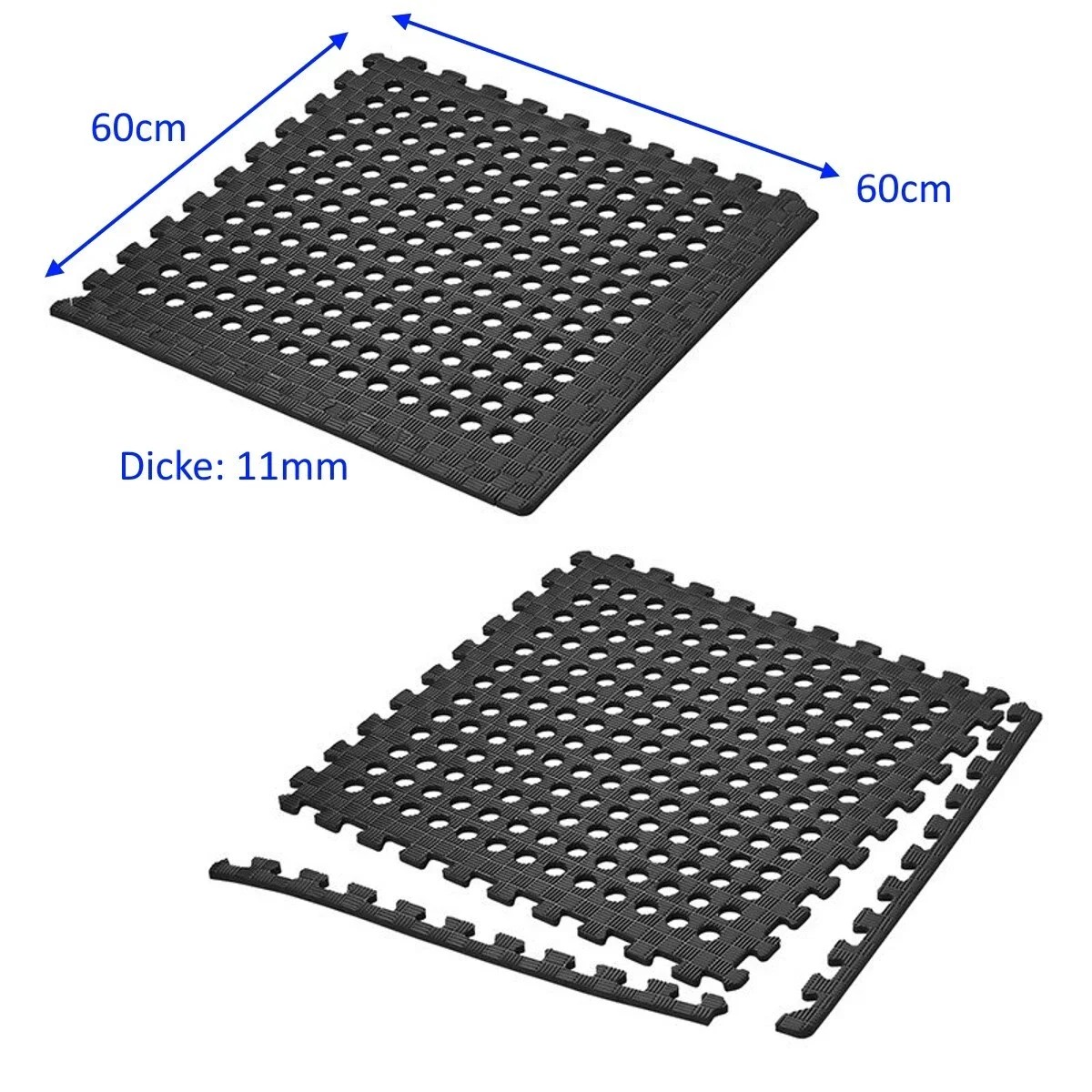 4-Piece Camping Tent Floor Mat Set Floor Tile Puzzle Dirty Floor Mat Tent Carpet Suitable For Campers And Caravans Camping Mat