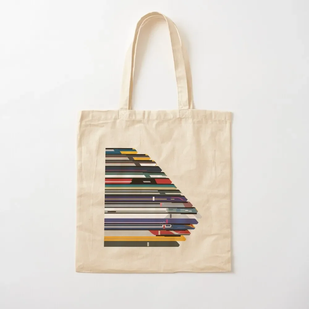 Intercity 125 outline in liveries Tote Bag Gift bag custom fabric bag