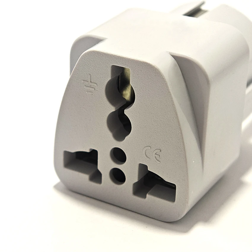 

20pcs Universal EU Plug Adapter German Standard AU UK US To Euro Travel Conversion Adapter Electrical Converter Power Socket