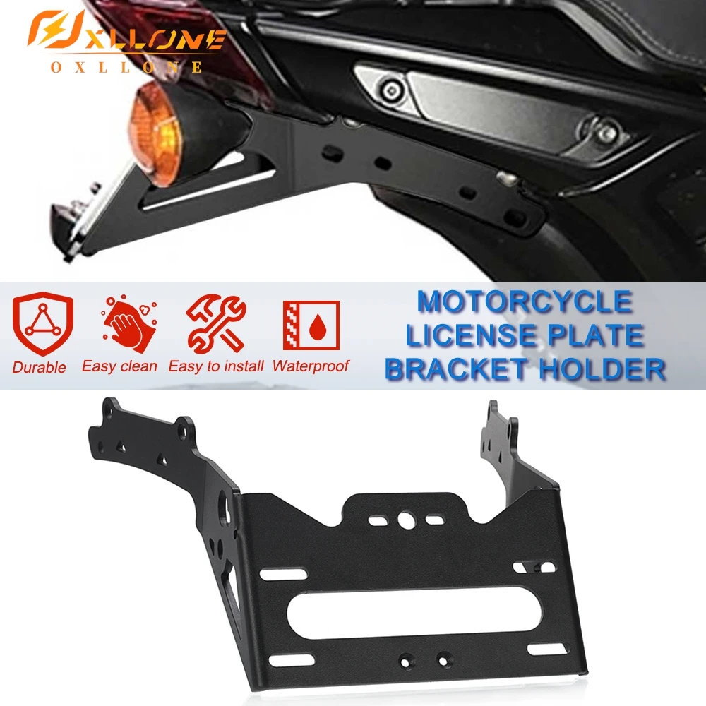 

Motorcycle For Indian FTR1200 FTR 1200 2019-2024 2023 2022 2021 License Plate Holder Bracket Rear Tail Tidy Fender Eliminator