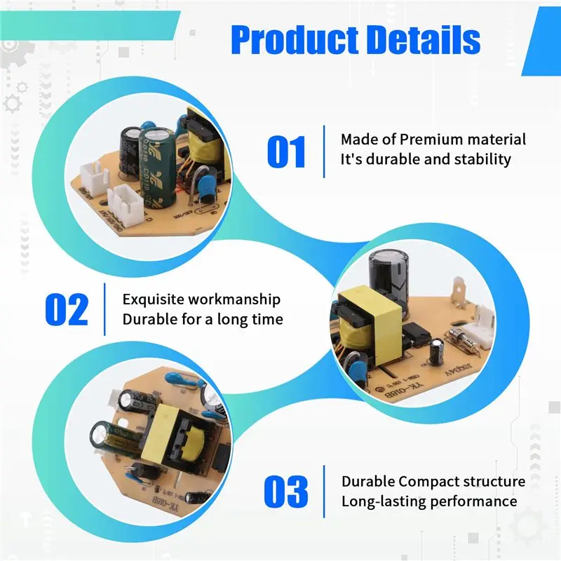 【HIGH GRADE】12V 34V 35W Universal Humidifier Board Replacement Part Component Atomization Circuit Plate Module Control Power Sup