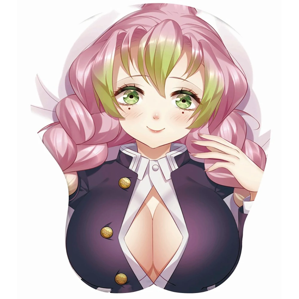 3D Wrist Rest Mouse Pad Gamer  Mousepad Demon Slayer Series Mouse Mats Cute Table Laptop Computer Office Desk Mat Otaku Playmat