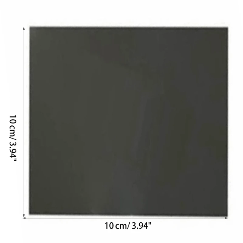 2Pcs 10x10cm Polarizer Linear Polarizing Filter Adhesive Film Sheet for Educational Physics Photography Lighting