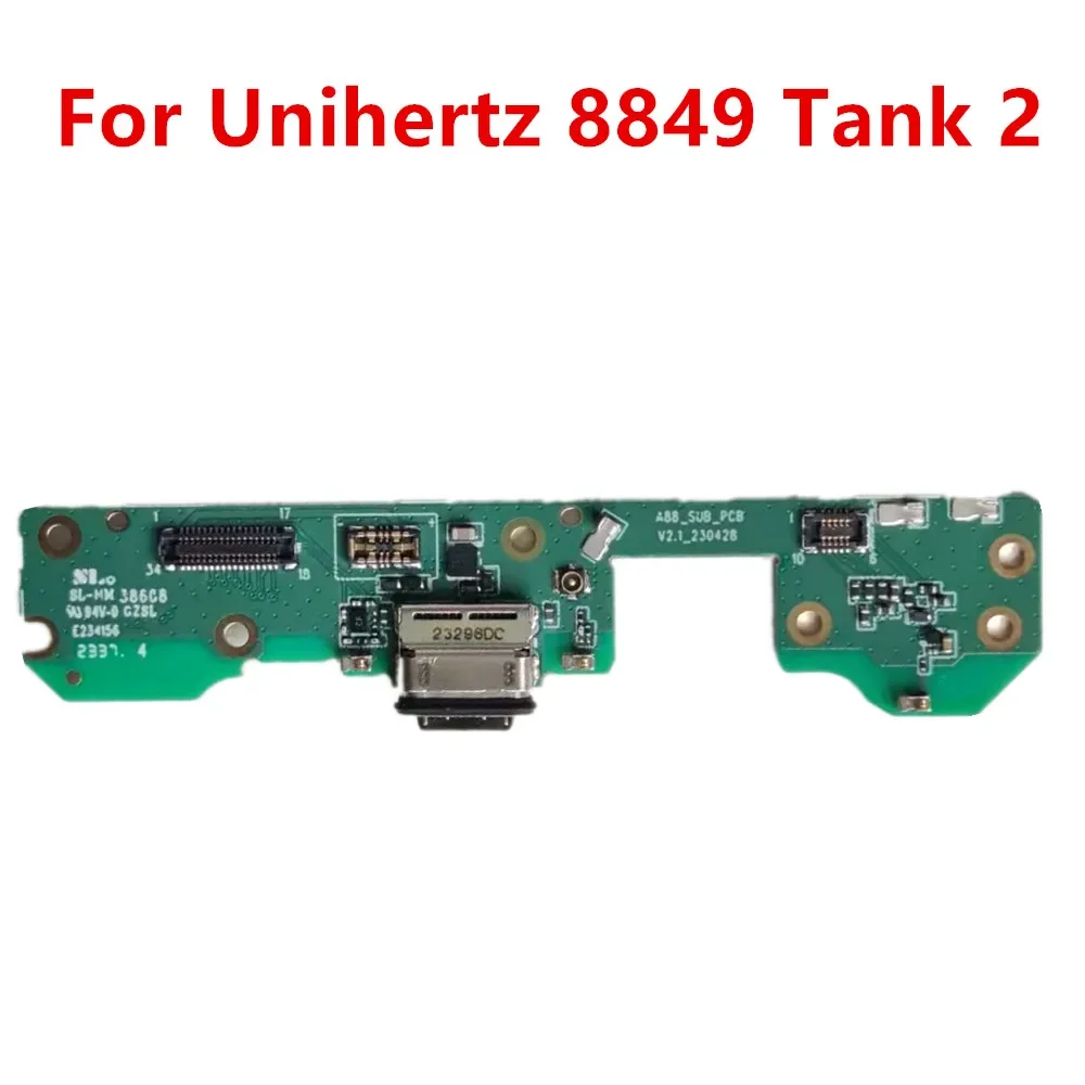 Original For Unihertz 8849 Tank 2 Cell Phone USB Plug Charge Board Dock Replacement USB Board