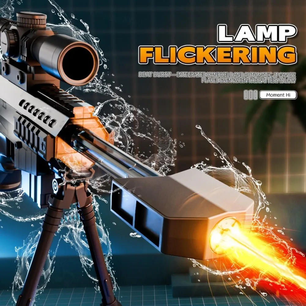 Electric Automatic Sniper Water Gun Toy Summer Outdoor Beach Firing Shooting Game Water Fight Games Toy for Children Gifts view 4