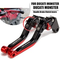 CNC Aluminum Handle Accessories Motorcycle Brake Clutch Levers for Ducati Monster ST2 M 400 600 620 750 919 796 696 M600 ST2