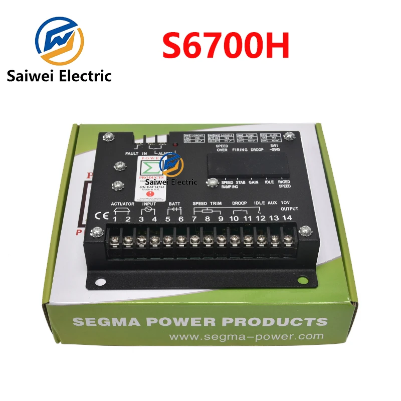 

S6700H S6700E Diesel Generator Engine Speed Controller Governor Actuator Control Module Motor Panel Power Generator Parts