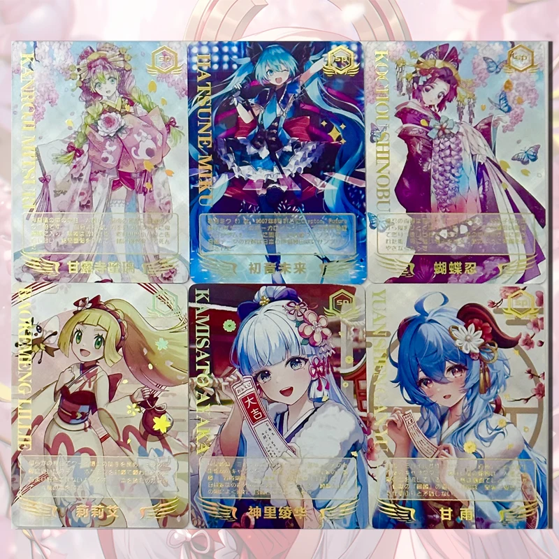 NEW Anime Goddess Story Honey Talk SP card Hatsune Miku Kanroji Mitsuri Kochou Shinobu Lillie Toy collection boy Birthday gifts