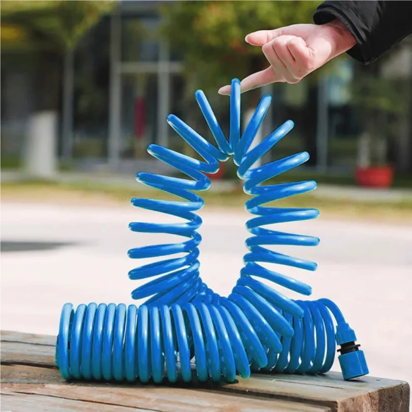 

Expandable Retractable EVA Garden Hose 10/15m Portable Spring Water Pipe for Car Wash And Flower Lawn Watering Curly Magic Pipe