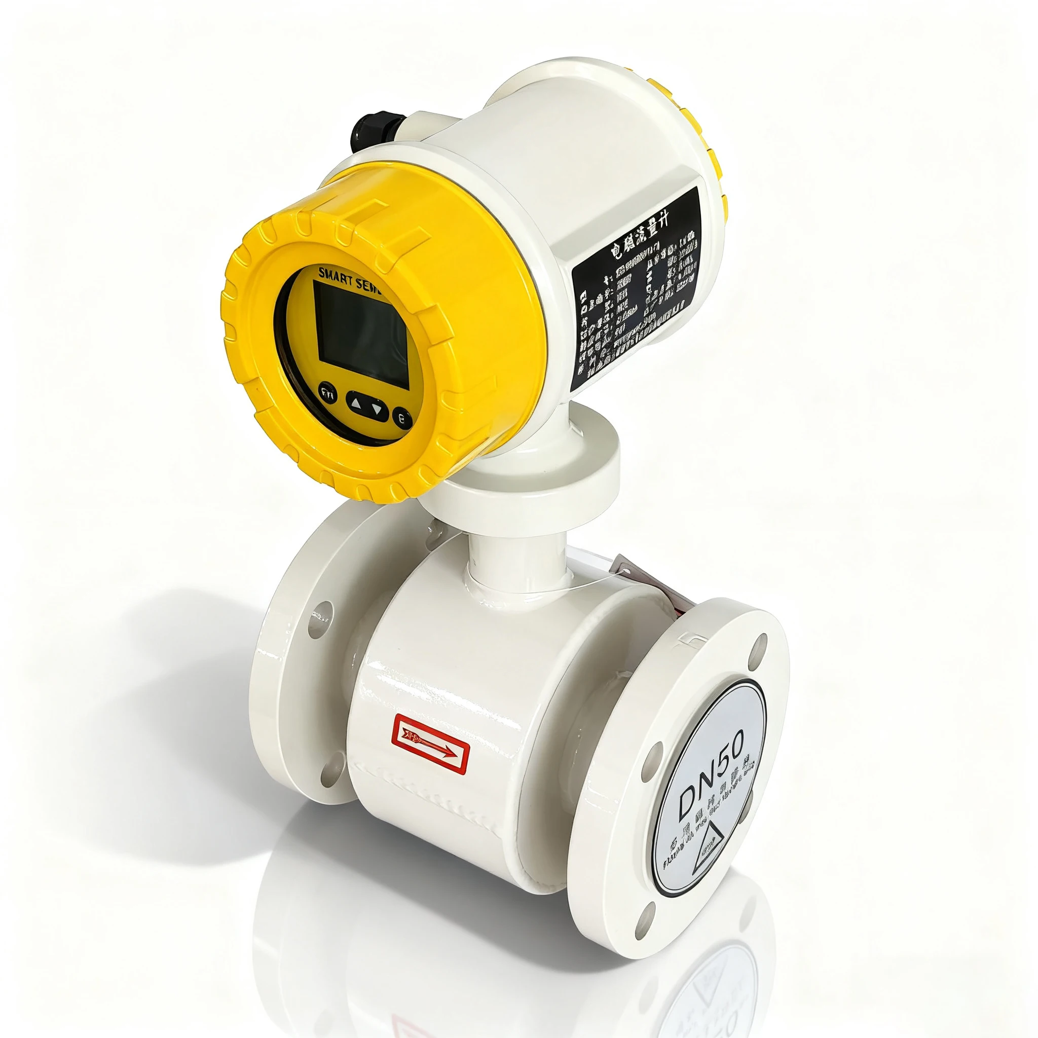 

Portable 24V Digital Electromagnetic Flow Meter High Accuracy Customizable Magnetic Liquid Flow Sensor for Water Oil Measurement
