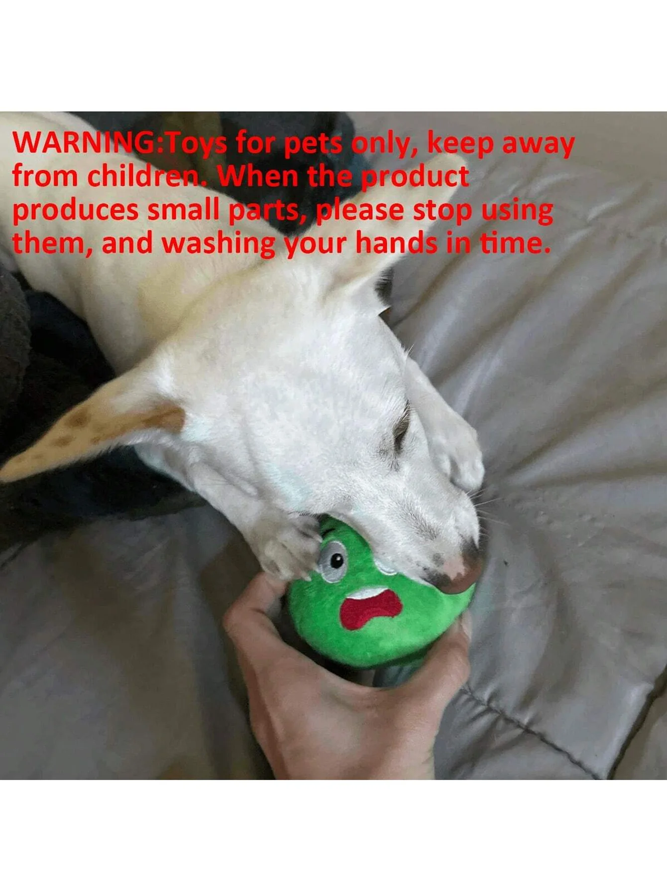 1/2 Quietschendes Hundespielzeug, weicher, gefüllter Plüschball mit Geräuschgenerator, interaktives Futterpflückspiel, geeignet für Welpen, kleine Hunde – Detail 5