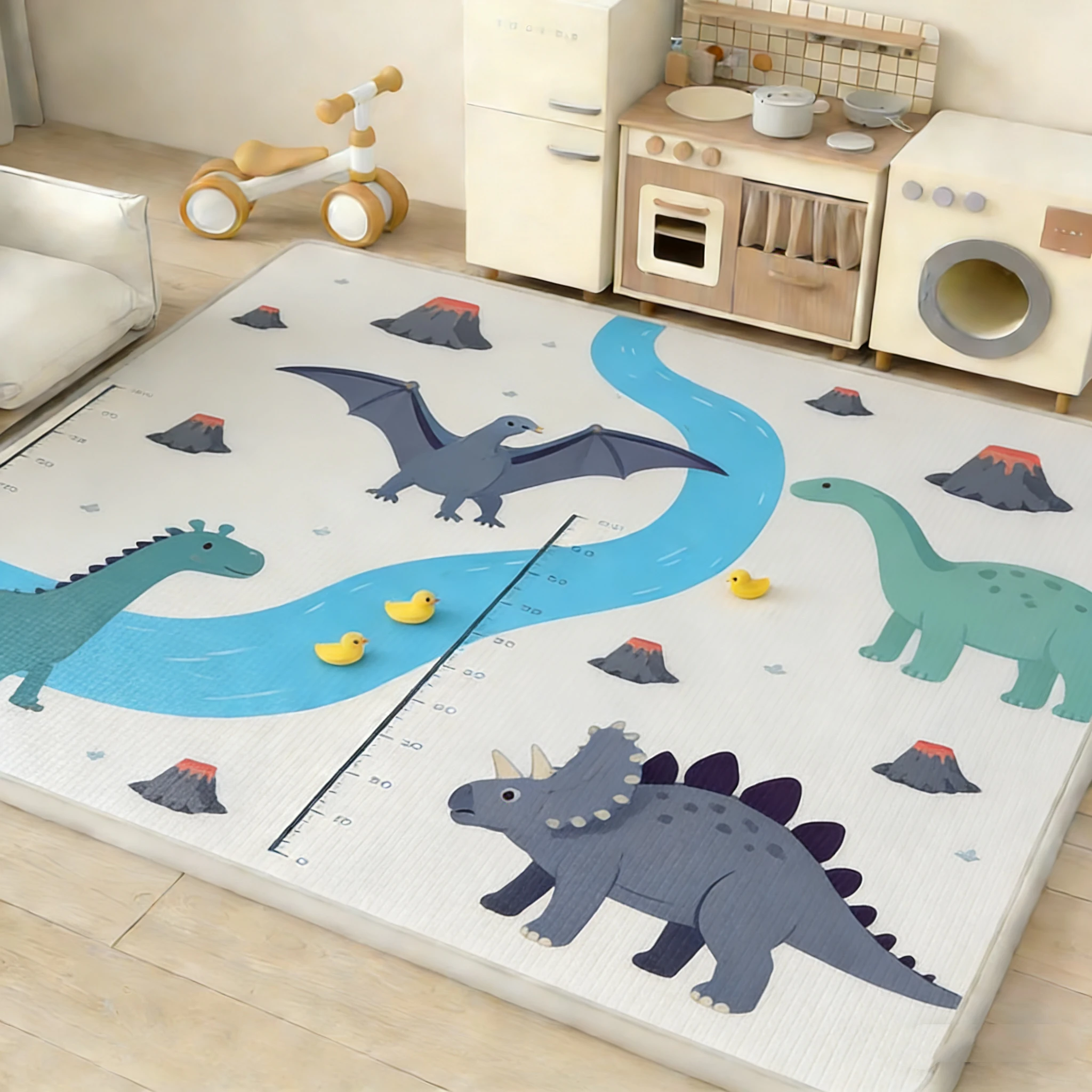 

Baby Crawling Play Mats Thick 1CM 180x150/180x120cm Baby Activity Gym Folding Mat Carpet Baby Game Mat for Children's Safety Rug