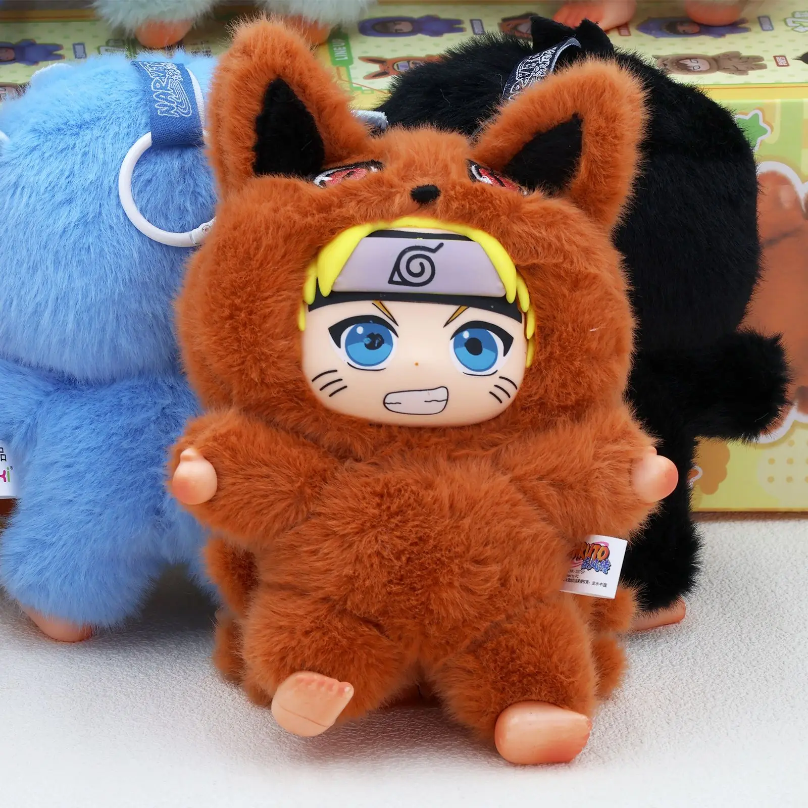 Hochwertige Naruto Wildtier-Blindbox, handgefertigter Plüsch-Anhänger, Überraschungstüte, Vinyl-Gesichts-Plüsch-Minipuppe, Spielzeug, Geburtstagsgeschenk – Detail 6