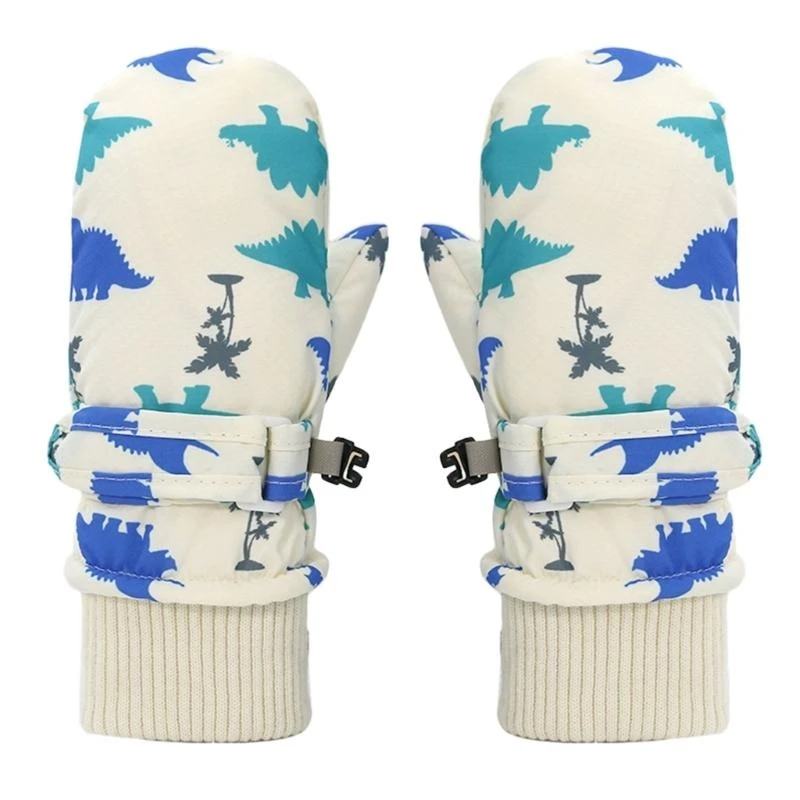 

Durable Winter Waterproof Children Ski Gloves Thick Fleece Suitable Gloves for Skiing Snowboarding & Outdoor Adventures Gift