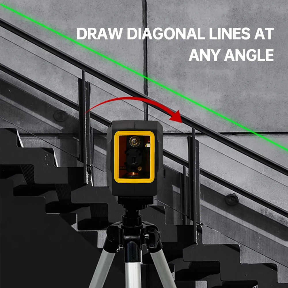 Imagem -03 - Dewalt-nível Laser Profissional Linhas Linha Laser Verde Mini Instrumento de Alta Precisão Portátil Horizontal e Vertical