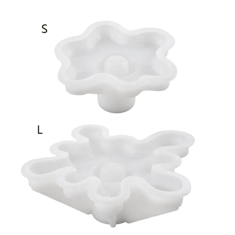 

Candlestick Stand Epoxy Resin Mould Gypsum Silicone Molds Desktop Home Decors Dropship