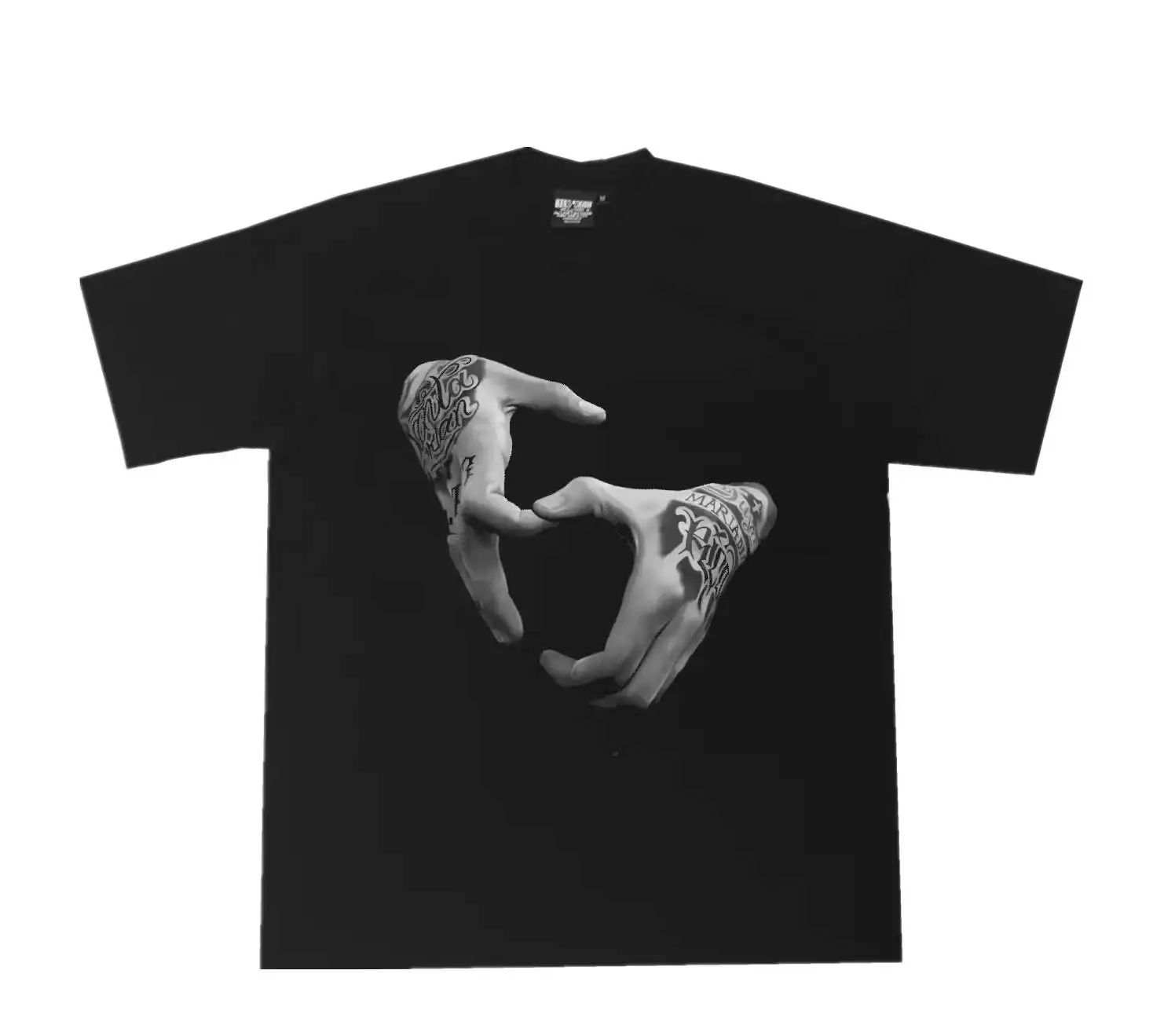 

Американская хлопковая футболка BboyLA с круглым вырезом и коротким рукавом в стиле олдскул хип-хоп, вест-кост гэнг, чикано, из чистого хлопка