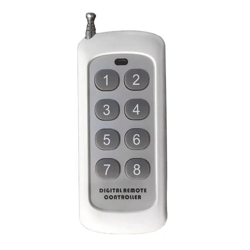 433Mhz Wireless RF Remote Control EV1527 Chip Transmitter 1 2 3 4 5 6 8 Keys Long Range For Smart Home Garage Door Opener view 6