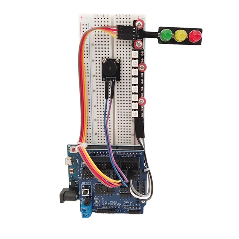 UNO Intelligent Traffic Light Kit Student Science And Technology Activities Maker Electronic Production Arduino Creative DIY