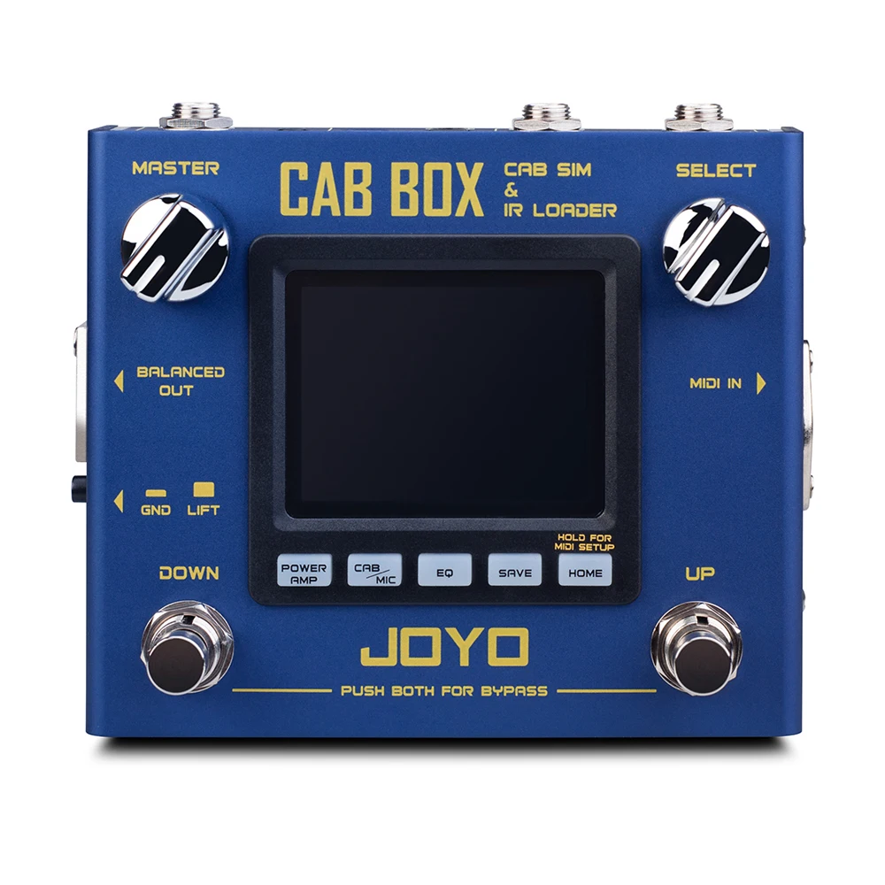 

JOYO R-08 CAB BOX Digital Multi Effect Pedal 128 Tone Store Positions Guitar Pedals Cabinet Simulator & IR loader