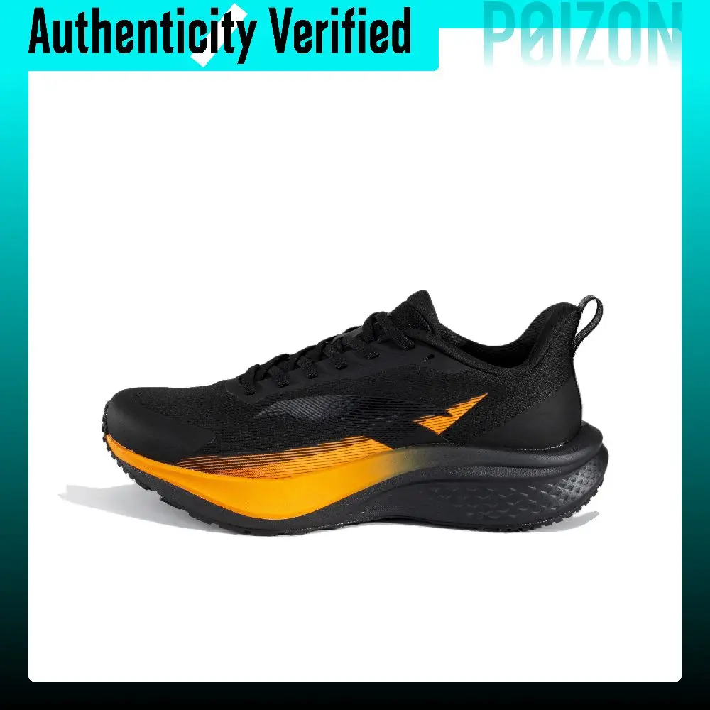 Anta Running Shoes Men's Basic Black/Fluorescent Persimmon Orange 112715597R-5