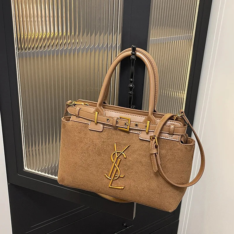 

Premium Retro Matte Women's Bag - Spacious Luxury-Inspired Commute Bag, Top Handle/Shoulder & Crossbody Style