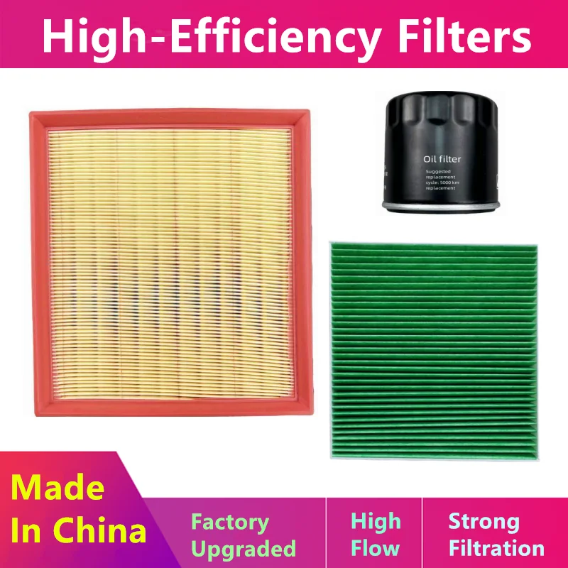 3pcs/Filter Group For Changan Cs95(S401) 2.0t/Oil, Air Nacelle Filter/Auto Parts