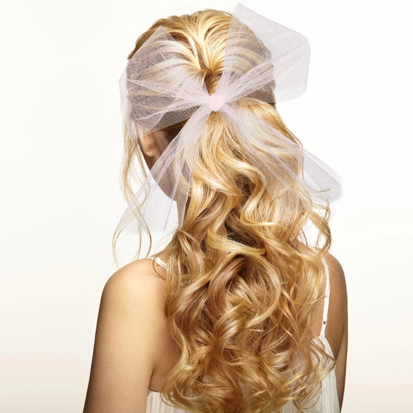 

1 Roll Wedding Tulle Decorative Mesh Ribbon Premium Polyester Fabric DIY Gift Wrapping Bow Knot Craft Party Supplies