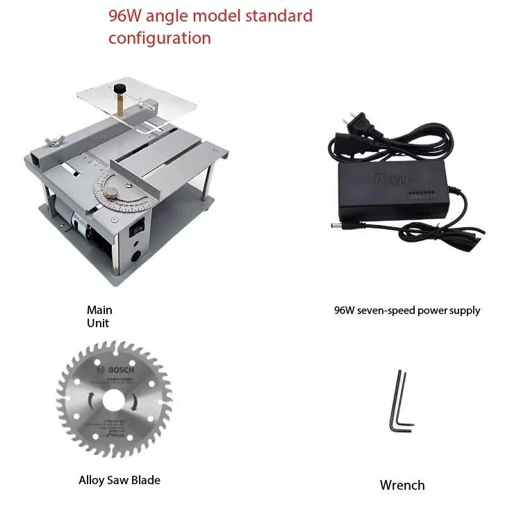 Multi Function Mini Table Saw with Lift Table High Precision for DIY Woodworking Projects