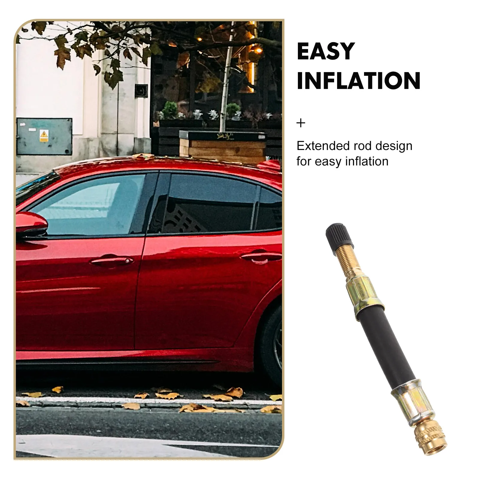 

Dual Wheel 100mm Tire Extension Valve Extension Extenders Valve Stem Extenders for Car Reliable Quality
