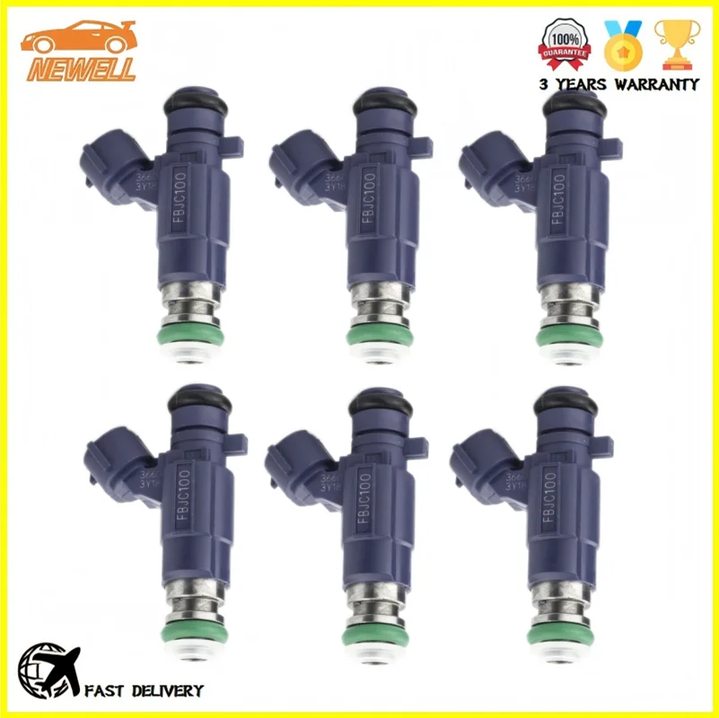 

6pcs 16600-2Y915 FBJC100 Fuel injector For Nissan X-Trail T30 T31 350Z 3.5 Infiniti QR20D Murano Maxima Sentra 3.0 3.5 2000-2005